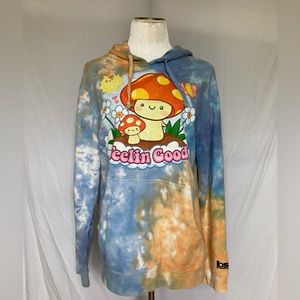 BSR by samll ryan feeling good mushroom graphic tie diy hoodie
